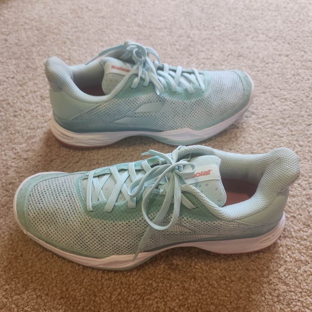 Athletic Babolat Jet Tere Womens Tennis Or Pickleball Shoes In Mint Sz 9M - Picture 2 of 7